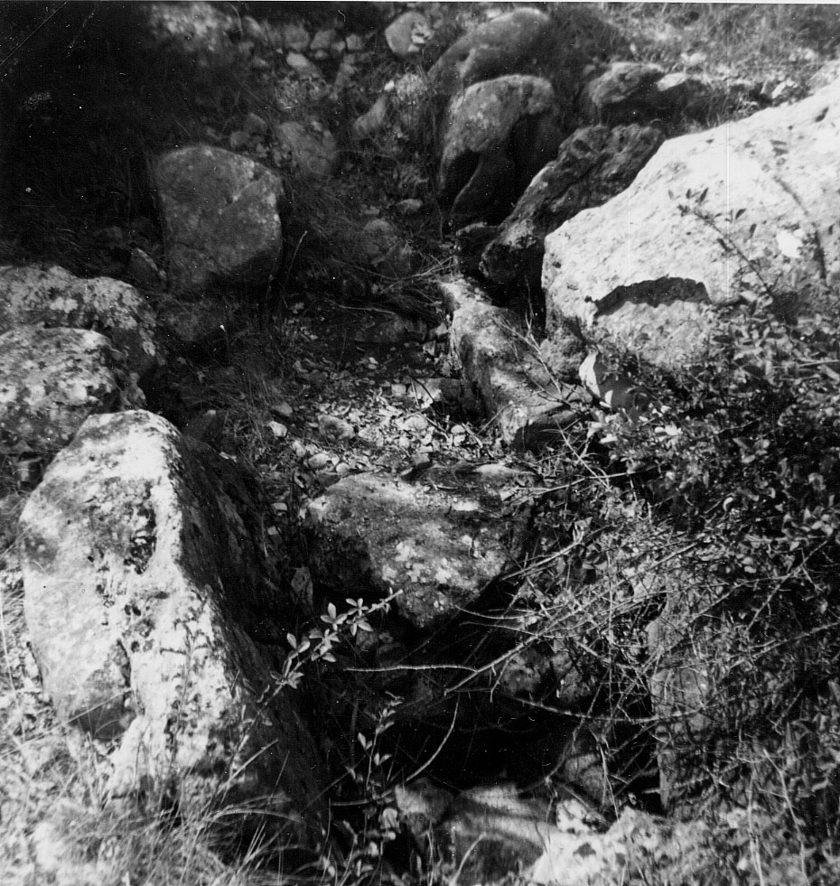 Dolmen des Brusquets 1974